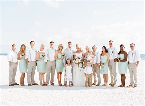 Weddings on the beach or beach themed weddings are different. beach-bridal-party