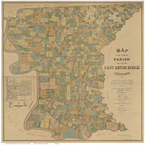 Louisiana Map With Parishes Listed The Art Of Mike Mignola