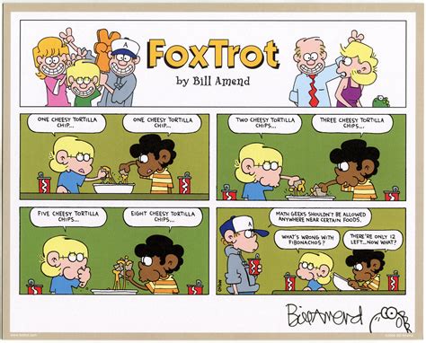 Fibonachos Signed Print Foxtrot Comic By Bill Amend The Foxtrot Store