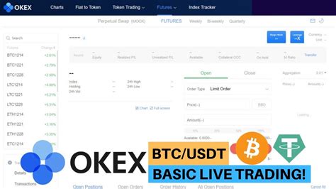 Okex Btcusdt Basic Live Trading Youtube