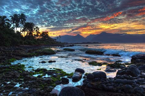 Paia Maui Sunset Hawaii Pictures