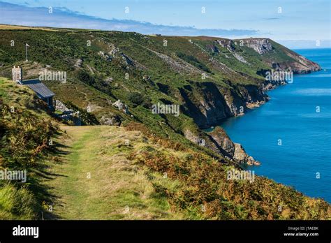 Coastline Of The Island Of Lundy Bristol Channel Devon England