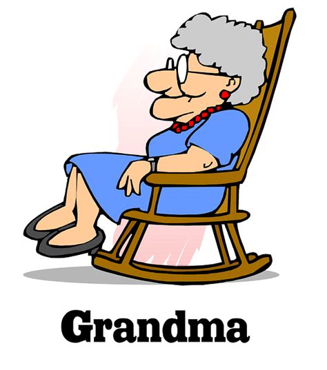 Oma Gran Rocking Chair Gratis Afbeelding Op Pixabay