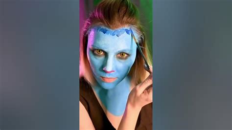 Avatar Makeup Tutorial Fantasy Cosplay Face Painting Youtube