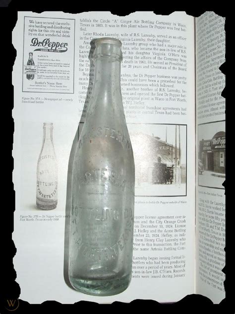 Vintage Dr Pepper Bottle Abc Artesia Bottling Co Fort Worth Texas