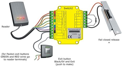 It shows how the electrical wires are interconnected and can also show where fixtures and components may be connected to the system. Paxton 405-321 Switch 2 Access Control Unit