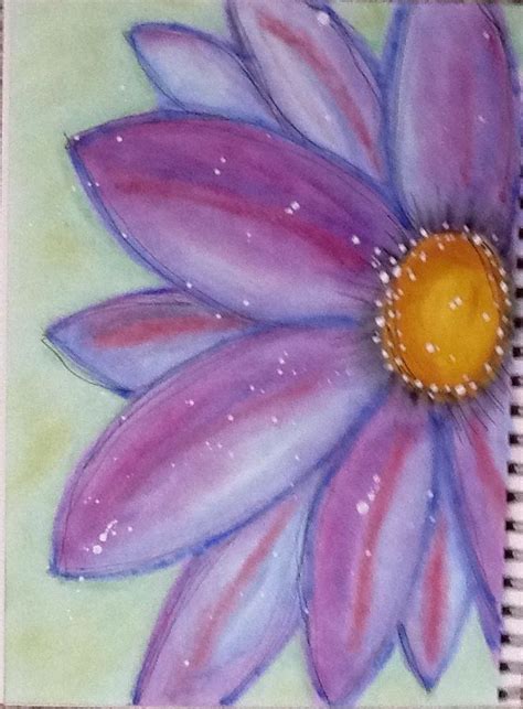 Journaling With Pastels Pan Pastels Pastel Artwork Flower Painting