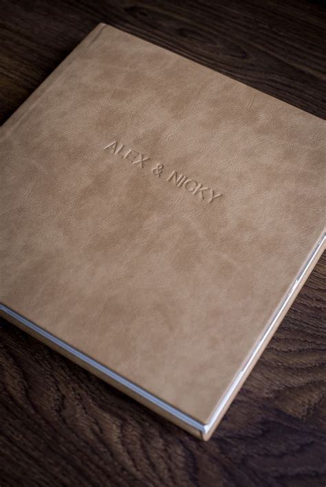 Modern Wedding Album Design By Shaun Taylor Photography Leather Cover