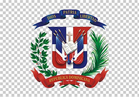 Bandera Del Escudo De Armas De La República Dominicana Escritorio De La