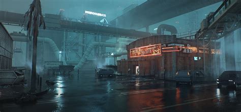 City Video Games Building Cd Projekt Red Cyberpunk 2077 Concept