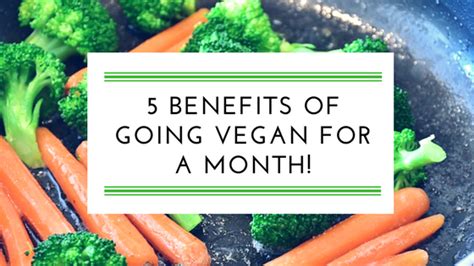 5 Benefits Of Going Vegan For A Month The Vegan Warriors Library
