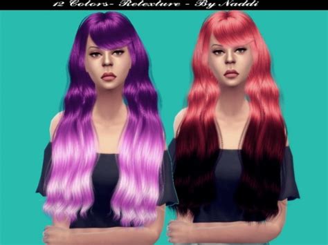 My Retexture Hair V5 By Naddiswelt At Tsr Sims 4 Updates
