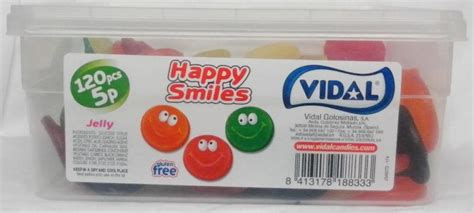 Vidal Happy Faces Gum Sweets