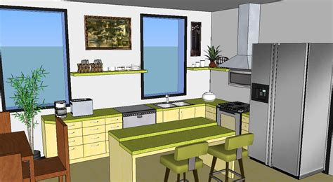 Kitchen design google sketchup kitchen design extraordinary kitchen. Oreos design portfolio: Sketchup Kitchen
