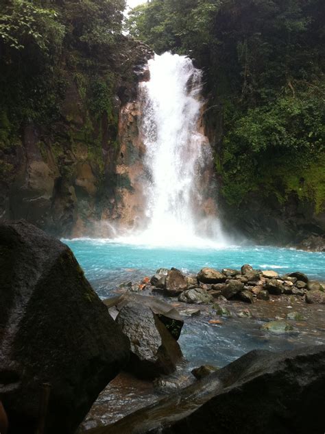 Rio Celeste Waterfall In Costa Rica Travel Pictures Waterfall Dream