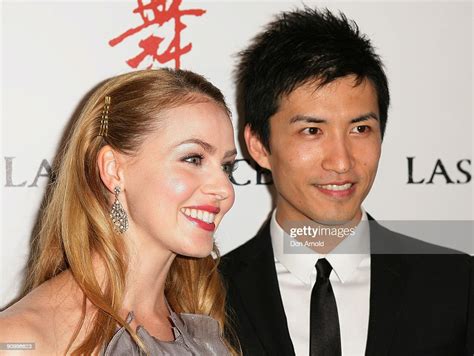 Amanda Schull And Chi Cao Arrive For The Premiere Of Mao Last News Photo Getty Images