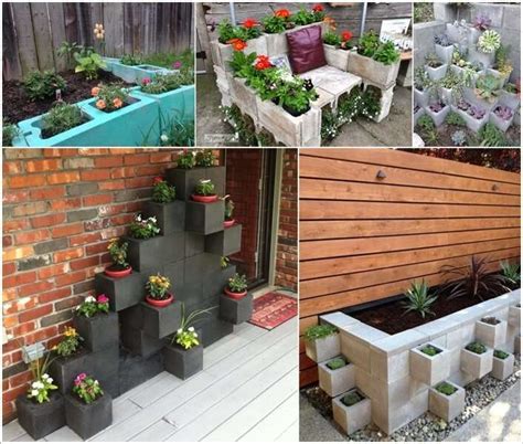 Cinder block garden brick wall paint ideas. 10 Awesome Ideas to Design a Cinder Block Garden ...
