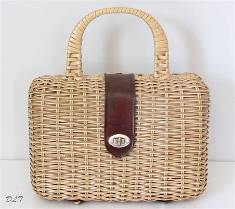 Summer Handbags Were Straw Handbags In Style 1960s