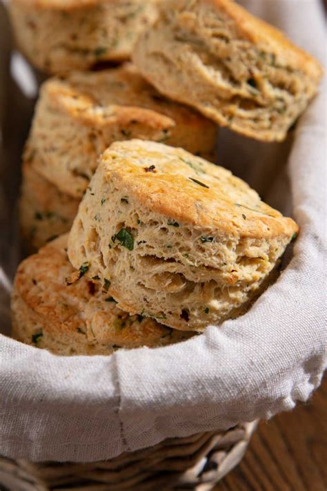 Easy Vegan Savoury Scones With Fresh Herbs And Chilli Thinly Spread