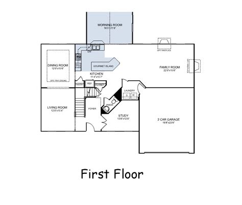 Our First Home Build Floor Plans ~ Courtland Model ~ By Ryan Homes