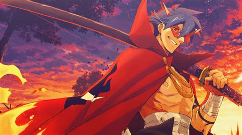 Kamina Tengen Toppa Gurren Lagann Wallpaper By Exodor56 On Deviantart