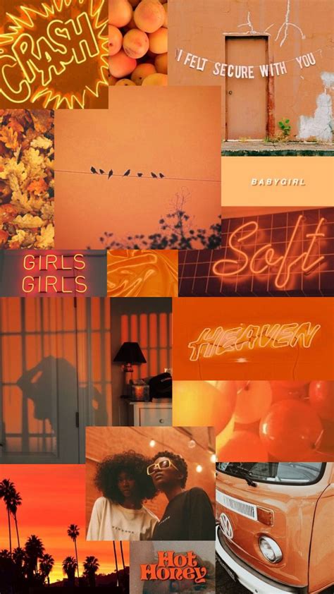 orange. | Orange wallpaper, Aesthetic wallpapers, Orange ...