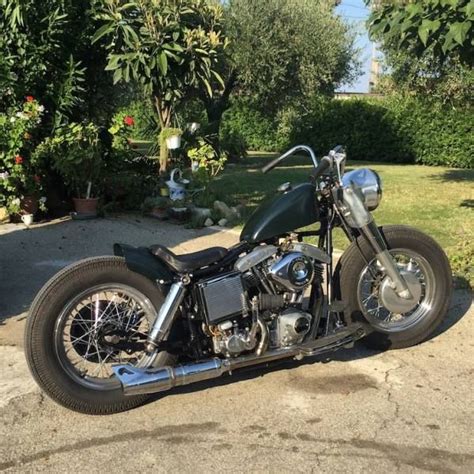 Harley Davidson Shovelhead Flh Electra Glide Bobber Modello Shovelhead