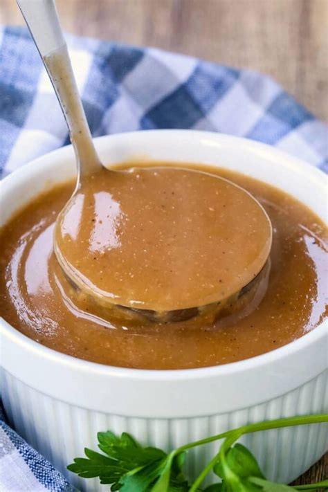 this brown gravy recipe is made with beef broth no drippings needed gravyrecipe browngravy