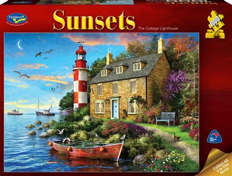 Holdson 1000 Piece Puzzle The Cottage Lighthouse Toy At Mighty