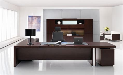 Fancy Contemporary Executive Office Desk On Excellent Home Design