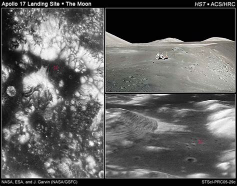 Nasa Hubble Space Telescope Image Apollo 17 Landing Region
