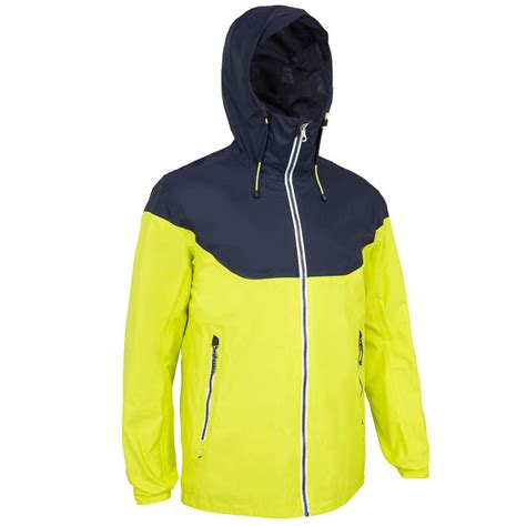 Tribord Inshore 100 Mens Waterproof Sailing Jacket Yellow