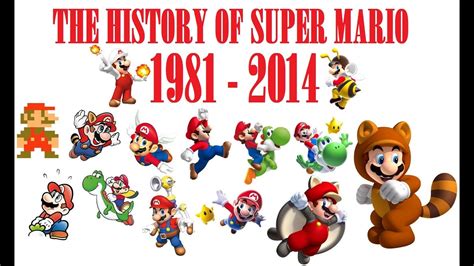 The History Of Super Mario 1981 2014 Youtube