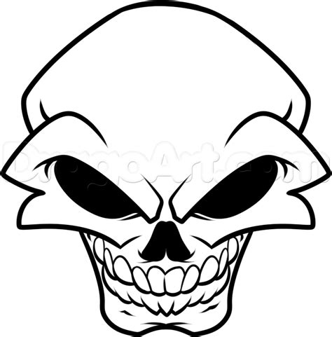 I wanted my students to write about their drawings as well…do you have any suggestions? How to Draw a Skull For Beginners, Step by Step, Skulls ...