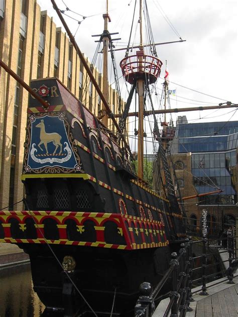 Francis Drakes Golden Hind Tall Ships Sailing Ships Sailing