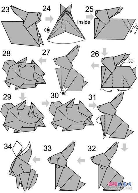 Rabbit Origami Instructions Origami