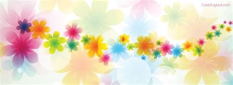 Colorful Trippy Flowers Facebook Cover Portadas Para Facebook