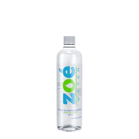 Agua alcalina Zoé Water 500 ml a domicilio Cornershop by Uber Mexico