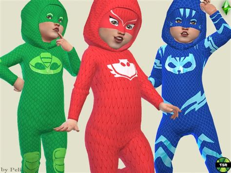 Toddler Costume Onesie Set By Pelineldis At Tsr Sims 4 Updates