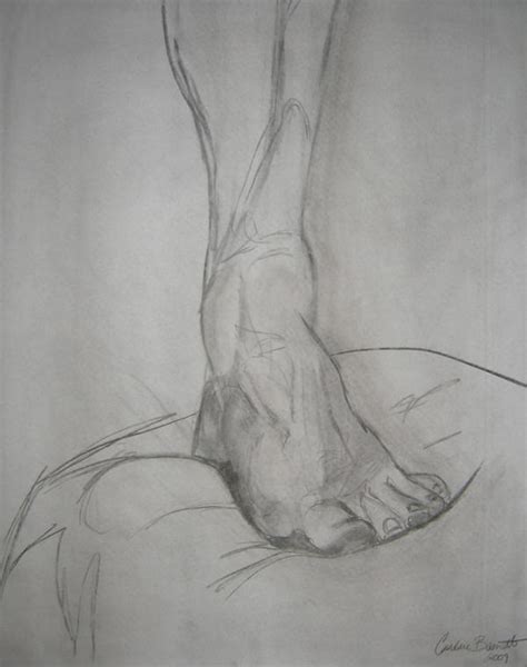 Foot Study Drawing By Ccthemonkey On Deviantart