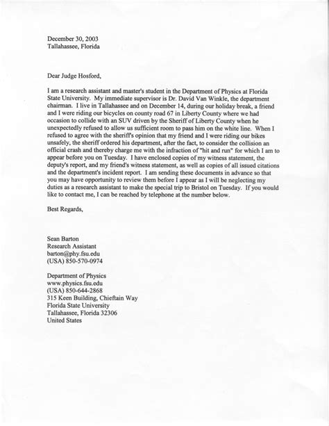 Free sample letters to a judge for leniency click here to get file. Examples Of Character Letters To Judges - Character Letter ...