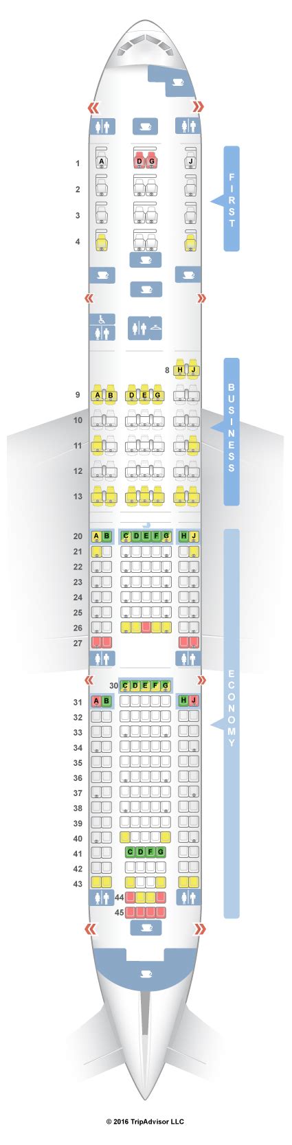 Seatguru Seat Map American Airlines Boeing 777 200 777 V1