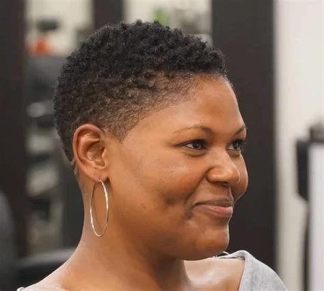 Short Natural Fades For Black Women Wavy Haircut