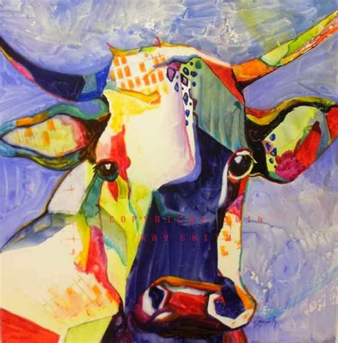 Kaysmithbrushworks August 2014 Cow Painting Art Painting