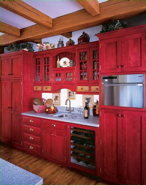 50 Fabulous Red And White Farmhouse Kitchen Ideas Truehome Red