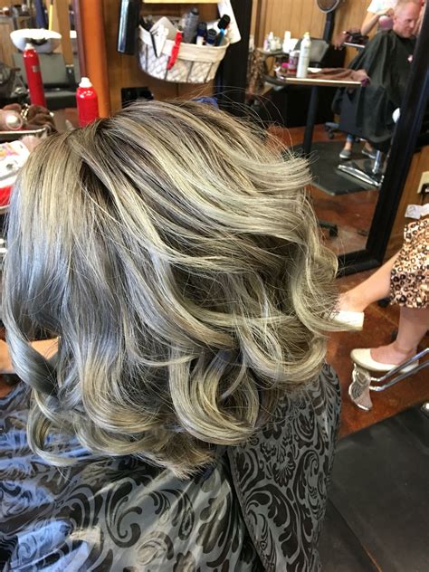 Grey hair is a combination of normally pigmented hairs interspersed with white ones. Cool gray hair by Stacie Stoner | Hair styles, Hair ...