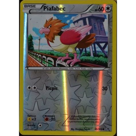 Carte Pokémon 65108 Piafabec 60 Pv Reverse Xy 6 Ciel Rugissant Neuf
