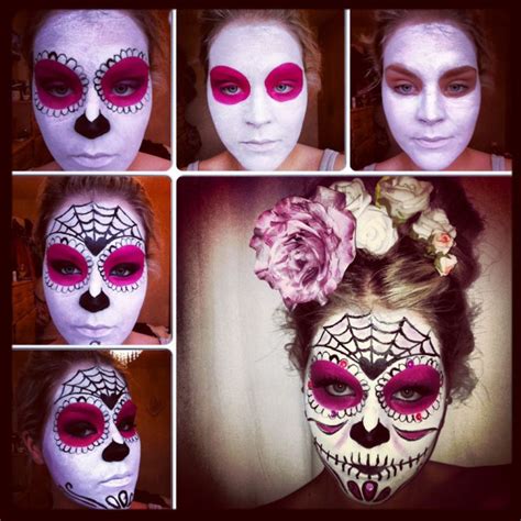 Sugar Skull Rush  Halloween Makeup Sugar Skull Face Painting Halloween Sugar Skull Face Paint