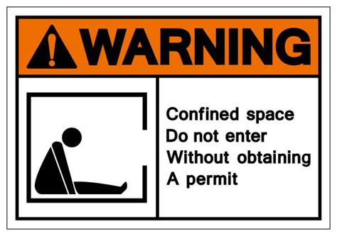 Best Confined Space Sign Illustrations Royalty Free Vector Graphics