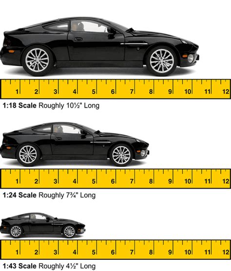 Diecast Car Scale Sizes
